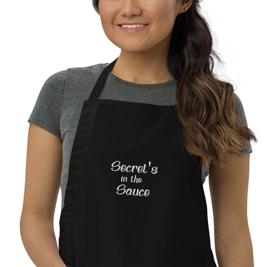 Secret's in the Sauce Embroidered Apron