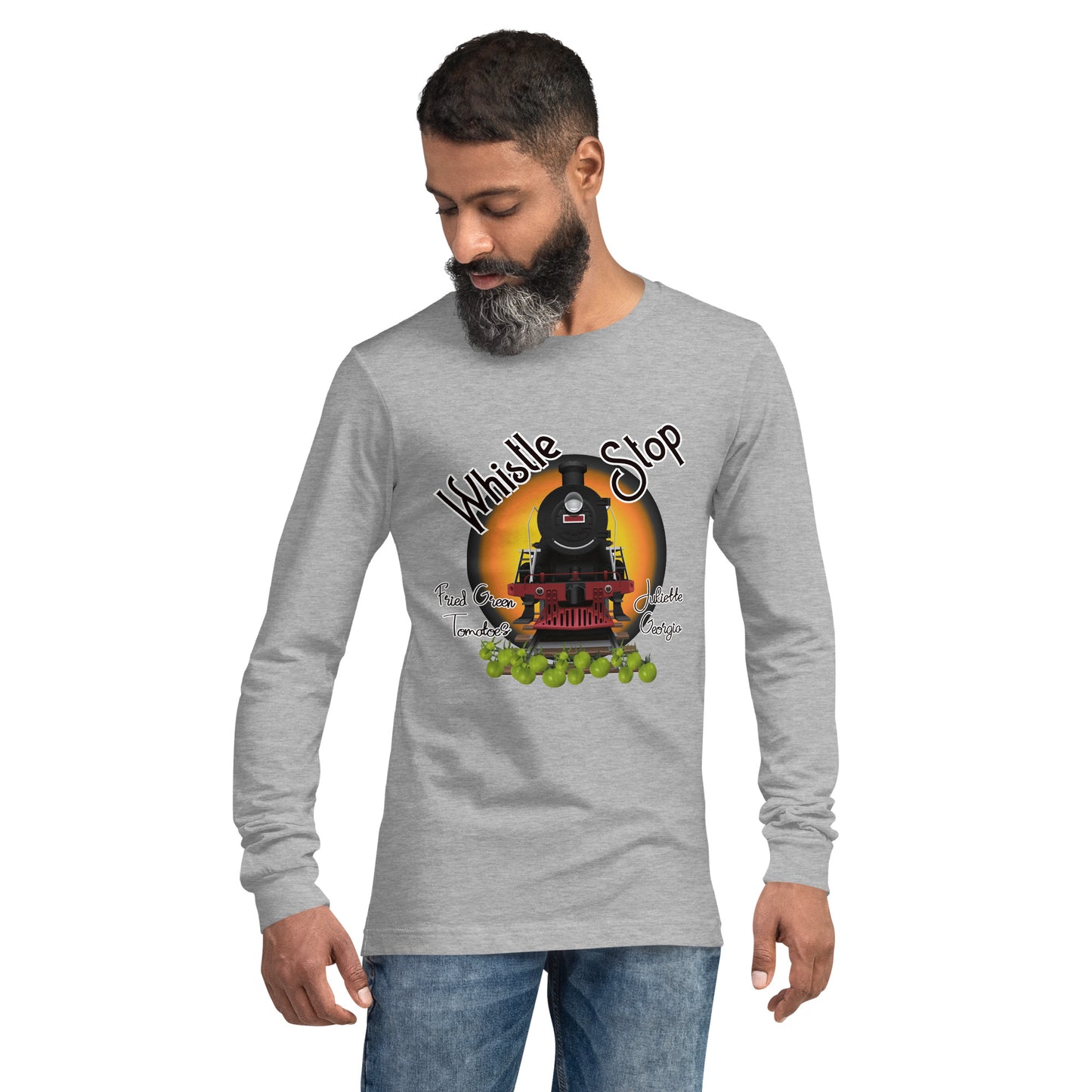 Whistle Stop Train Long Sleeve Tee