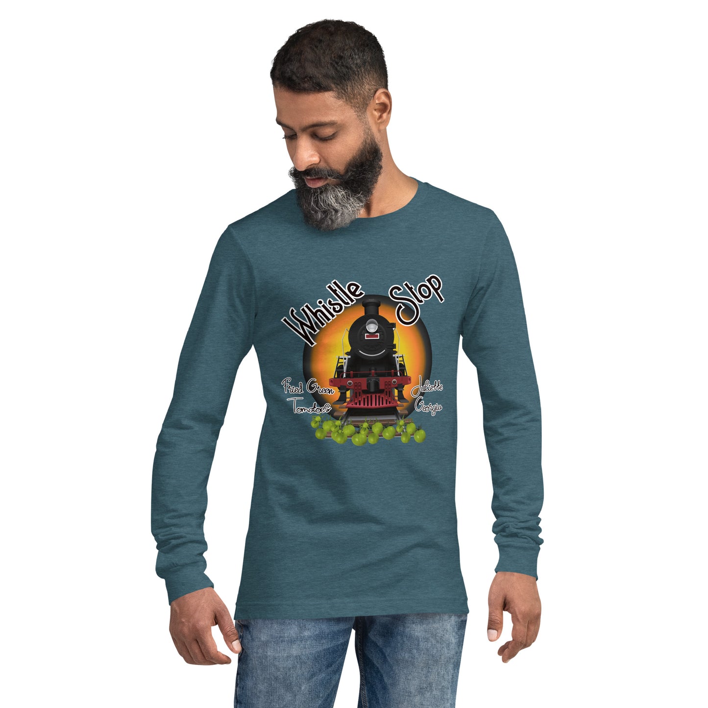 Whistle Stop Train Long Sleeve Tee