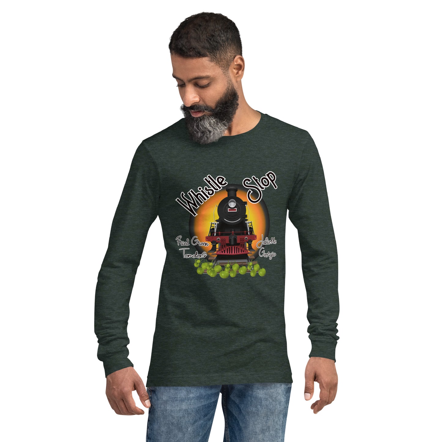 Whistle Stop Train Long Sleeve Tee