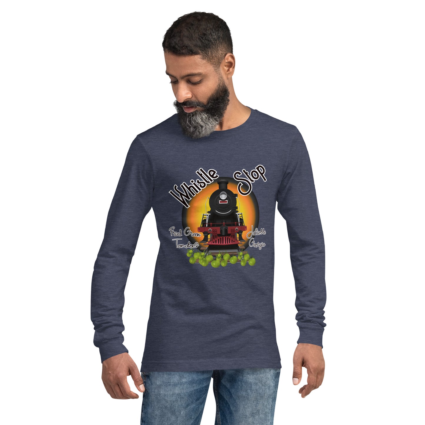 Whistle Stop Train Long Sleeve Tee