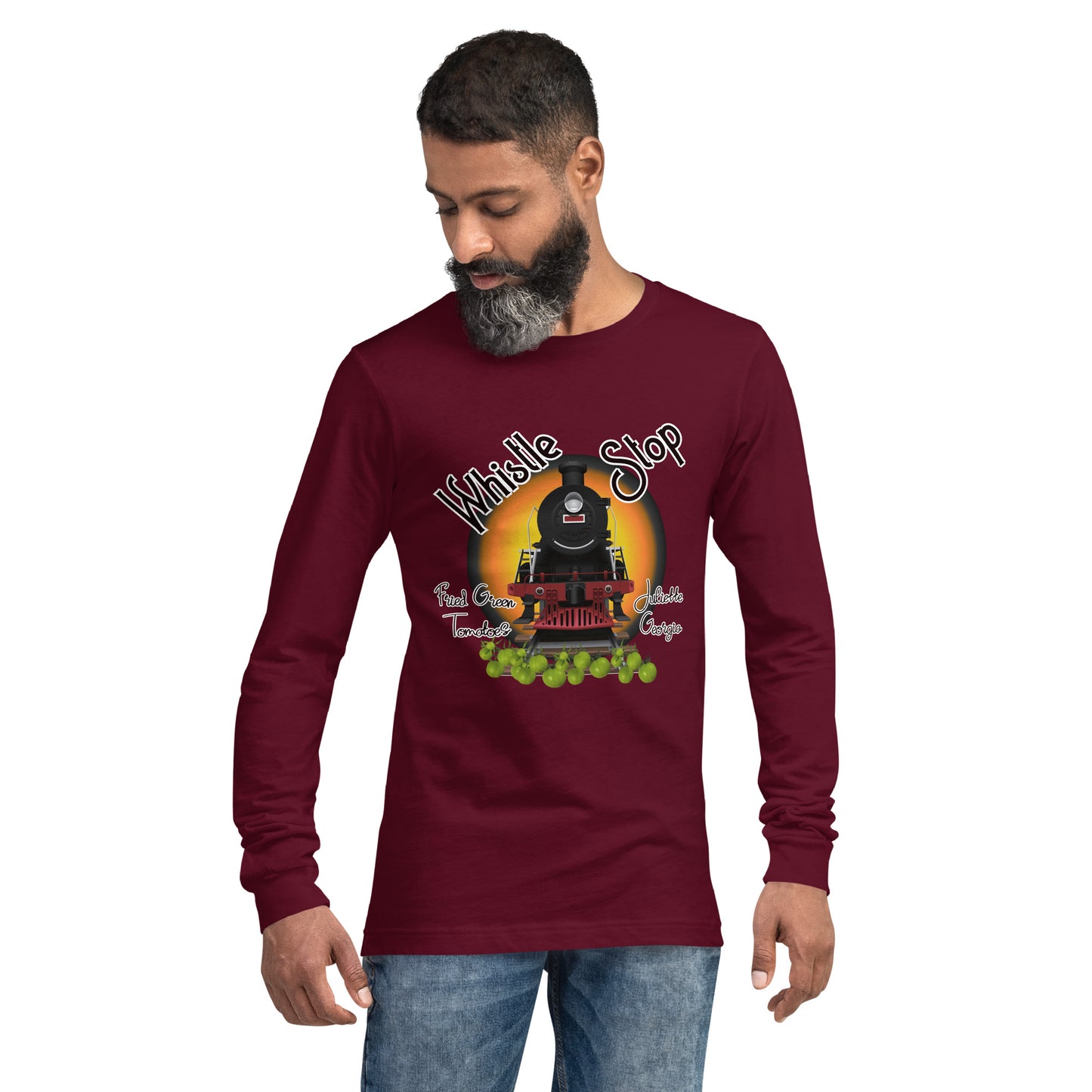 Whistle Stop Train Long Sleeve Tee