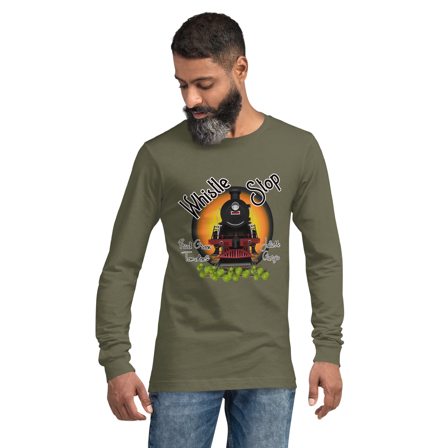 Whistle Stop Train Long Sleeve Tee
