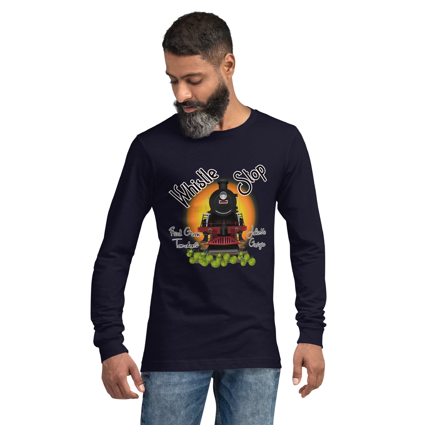 Whistle Stop Train Long Sleeve Tee