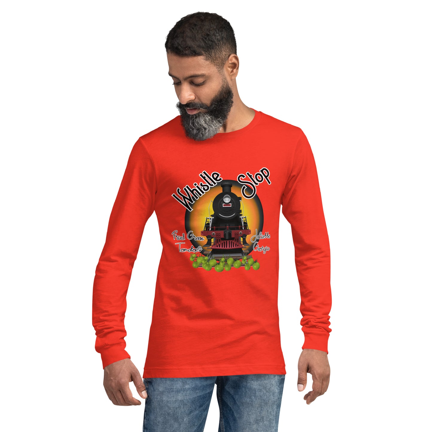 Whistle Stop Train Long Sleeve Tee