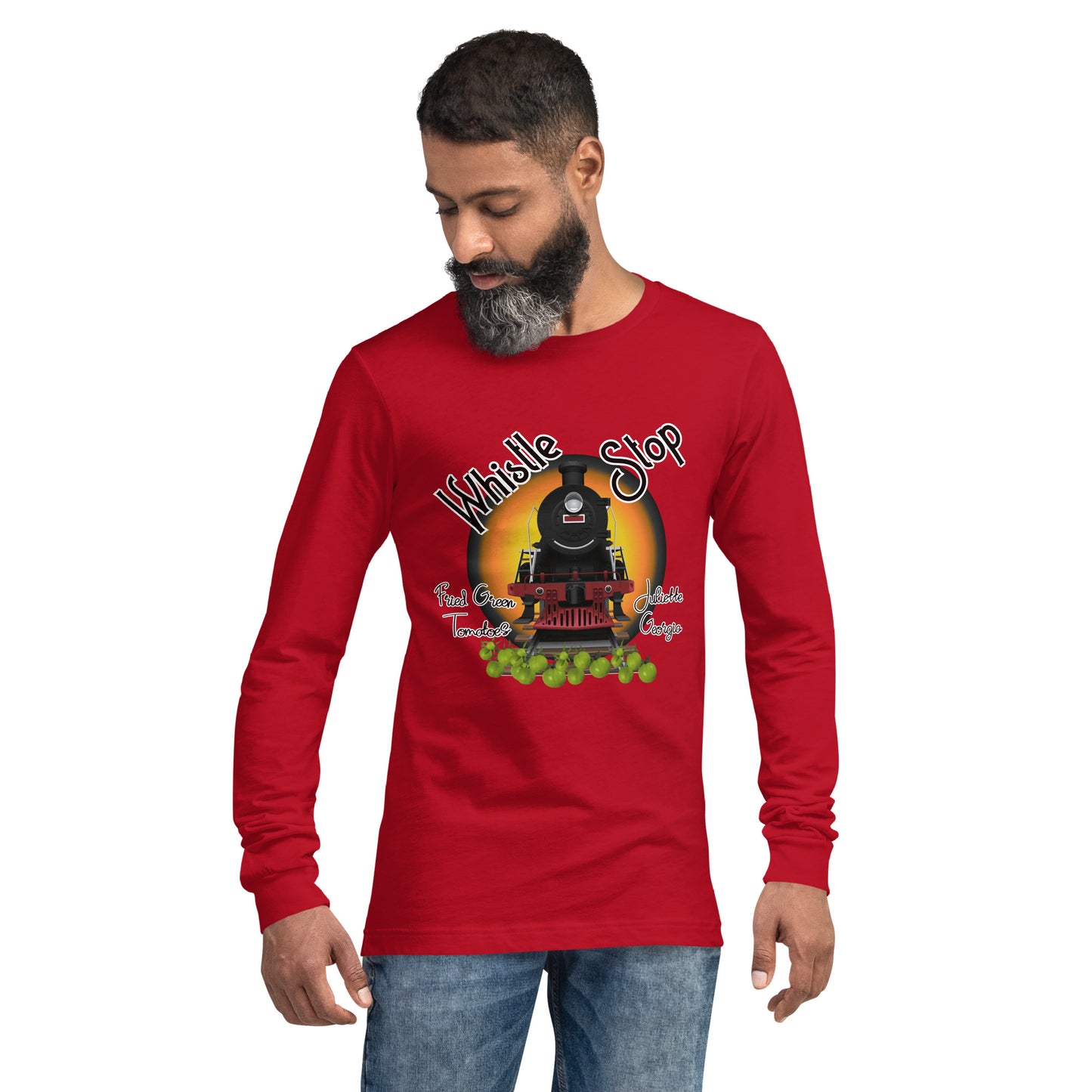 Whistle Stop Train Long Sleeve Tee