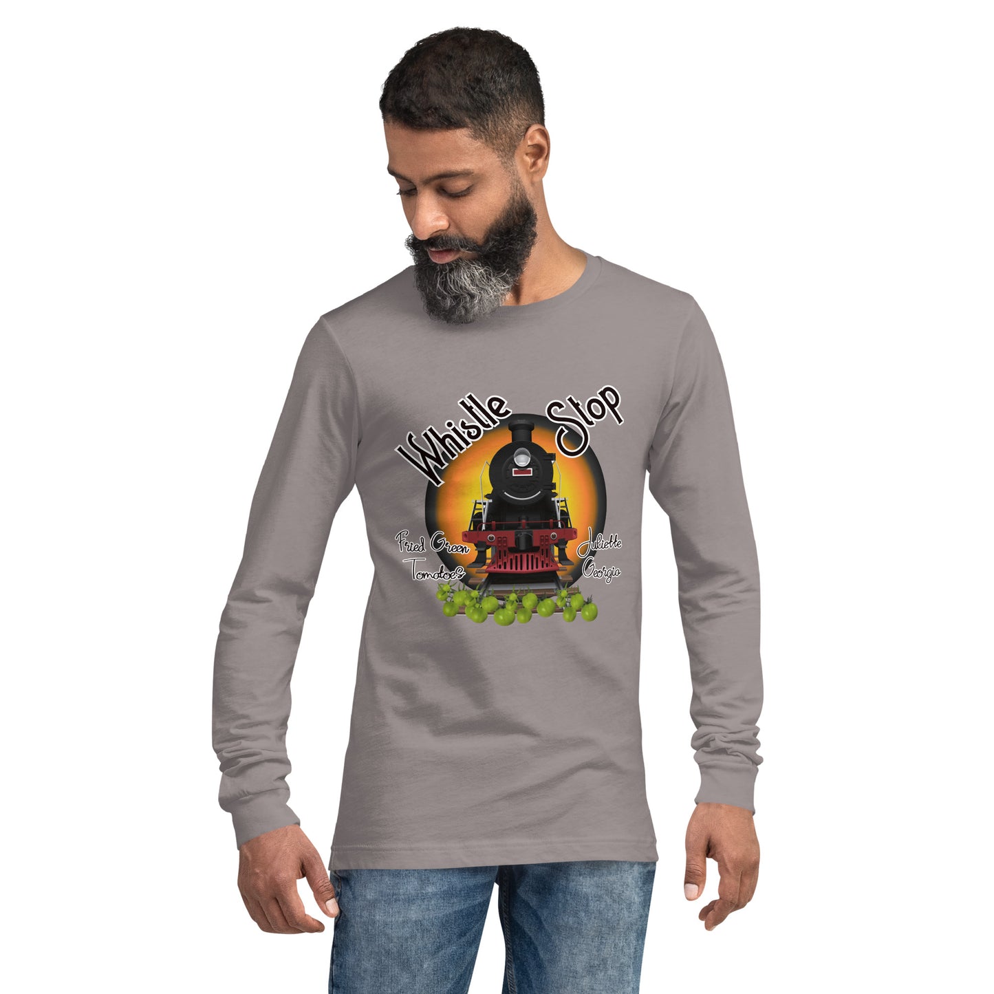 Whistle Stop Train Long Sleeve Tee