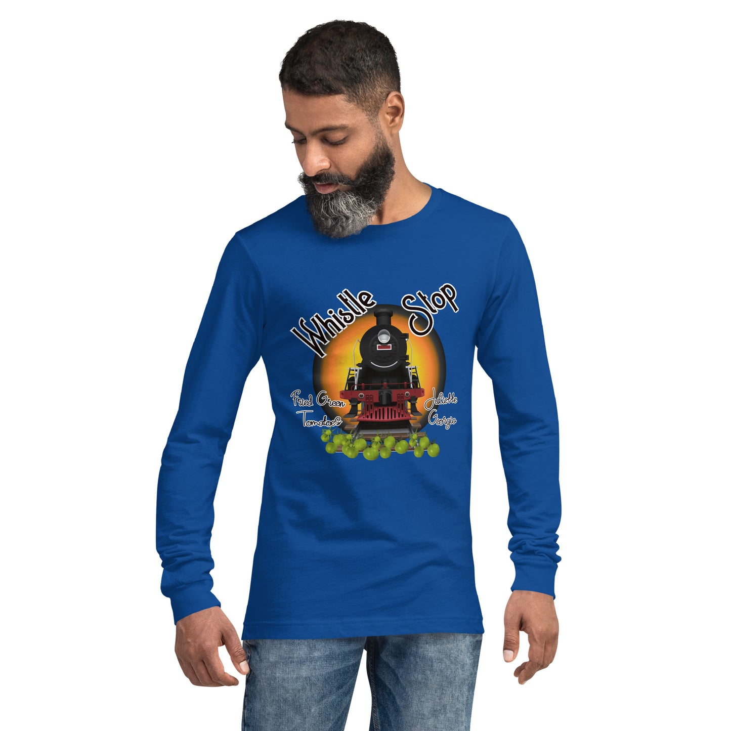 Whistle Stop Train Long Sleeve Tee