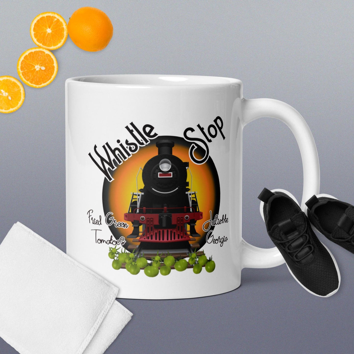 Whistle Stop Train Depot Mug