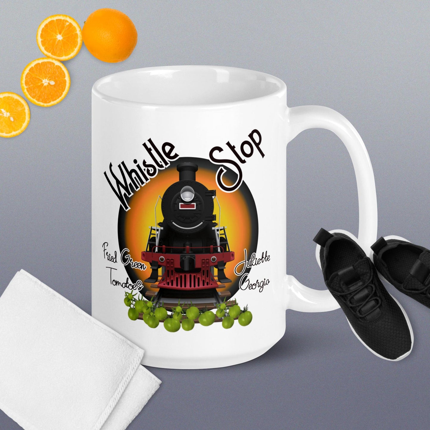 Whistle Stop Train Depot Mug