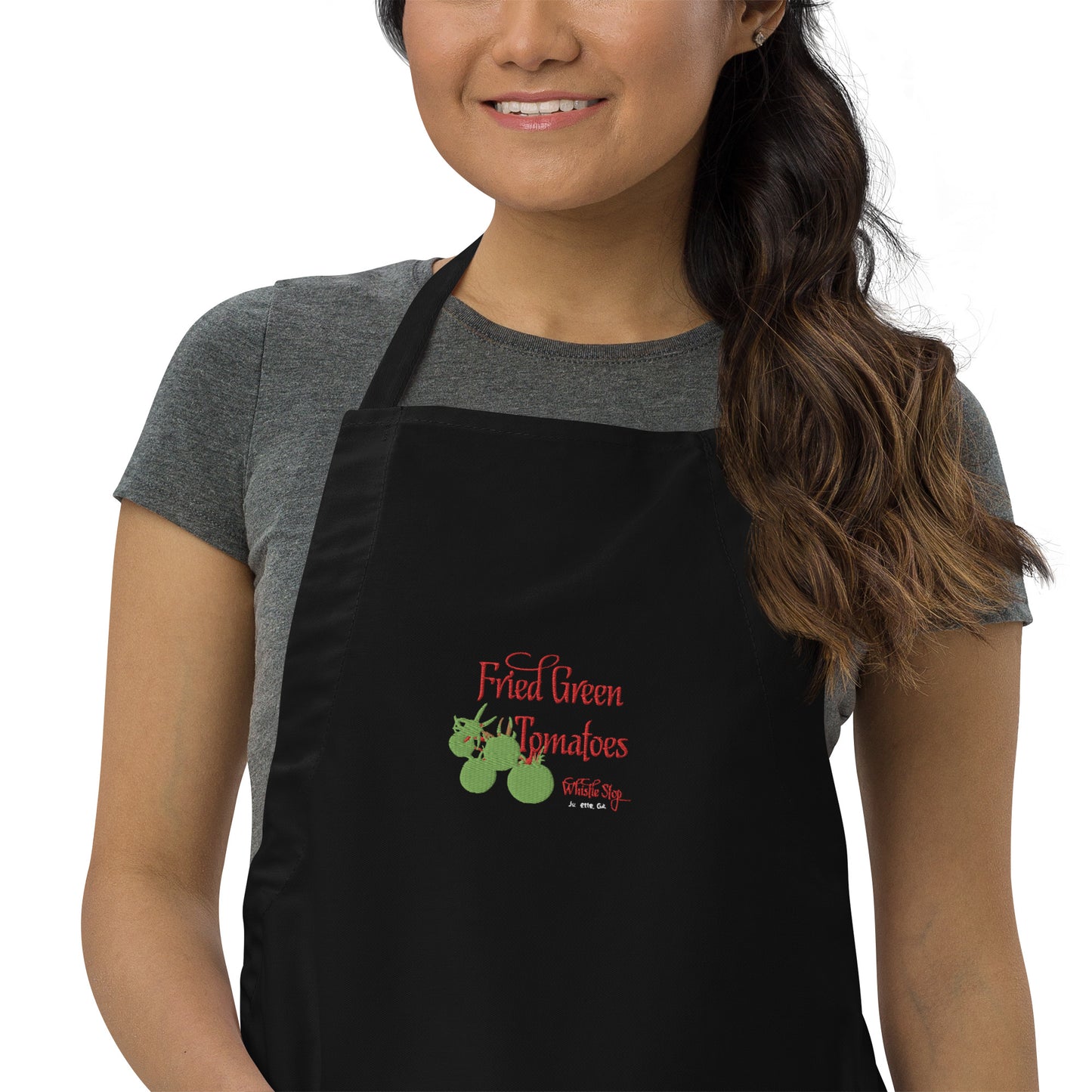 Fried Green Tomatoes Embroidered Apron